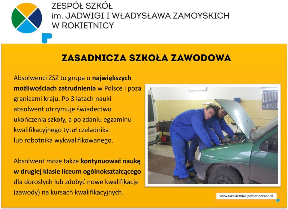 kwalifikacyjnego tytuł czeladnika lub robotnika wykwalifikowanego.