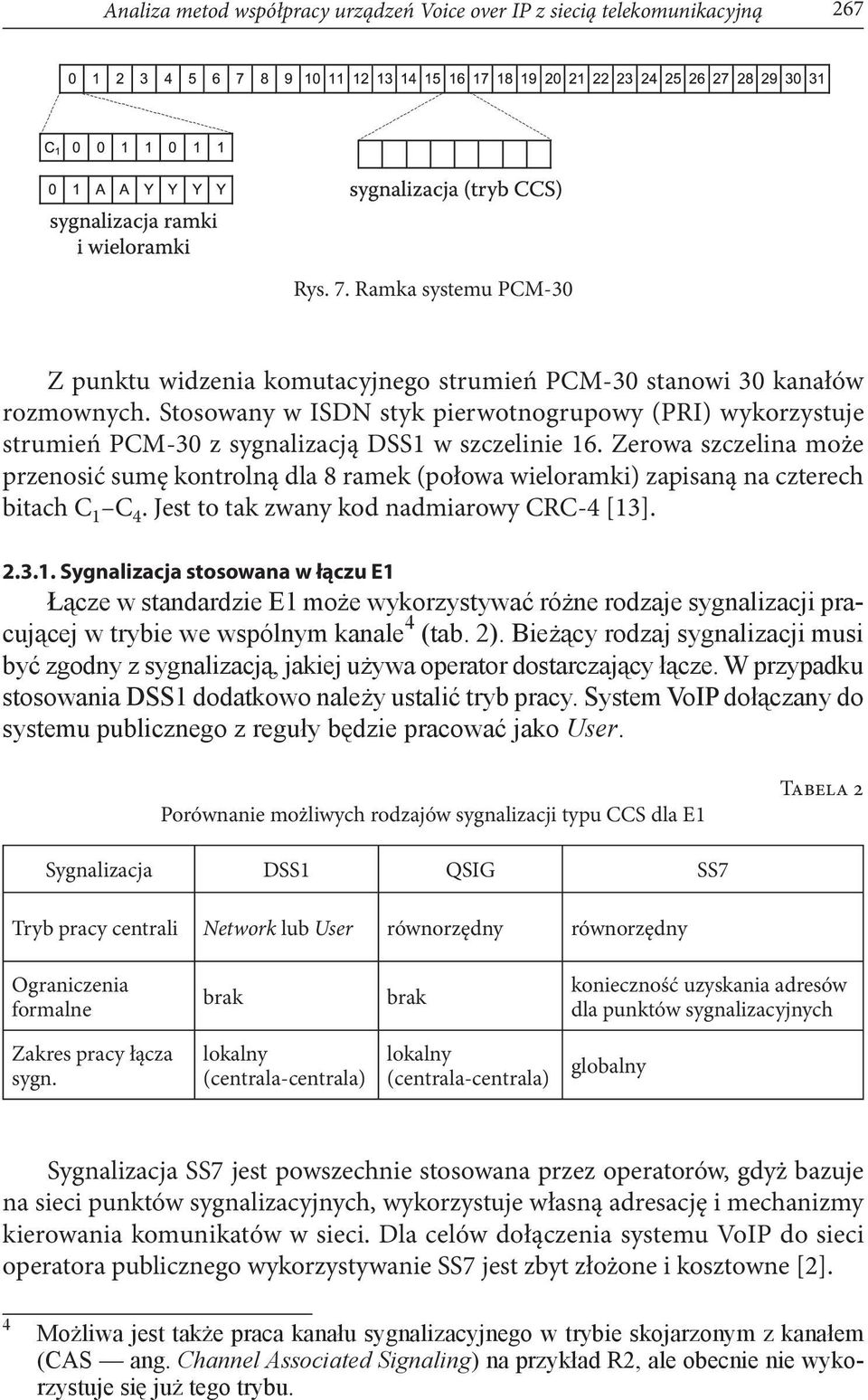 Zerowa szczelina może przenosić sumę kontrolną dla 8 ramek (połowa wieloramki) zapisaną na czterech bitach C 1 