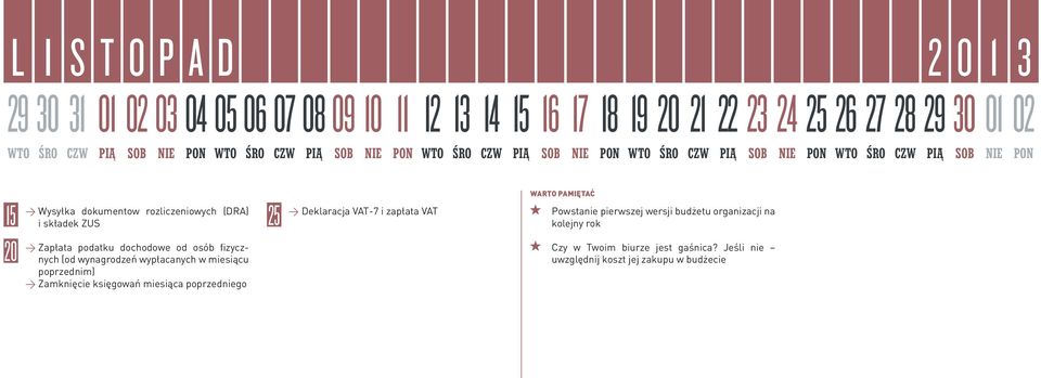 dokumentow rozliczeniowych (DRA) i składek ZUS Zapłata podatku dochodowe od osób fizycznych (od wynagrodzeń wypłacanych w miesiącu