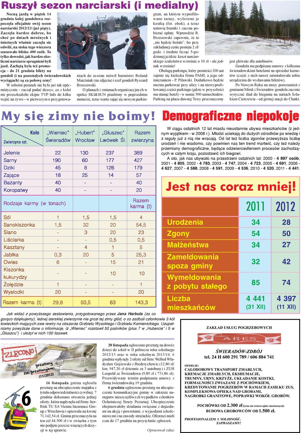 To tylko dowodzi, jak bardzo okoliczni narciarze spragnieni byli jazd. Zachêt¹ by³a te promocja do grudnia bilety na gondoli (i na pozosta³ych œwieradowskich wyci¹gach) s¹ za po³owê ceny!