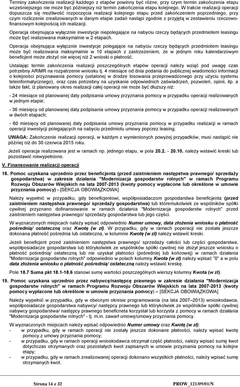 z przyjętą w zestawieniu rzeczowofinansowym kolejnością ich realizacji.
