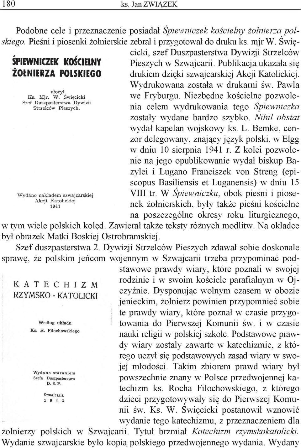 Niezb dne ko cielne pozwolenia celem wydrukowania tego piewniczka zosta y wydane bardzo szybko. Nihil obstat wyda kapelan wojskowy ks. L.