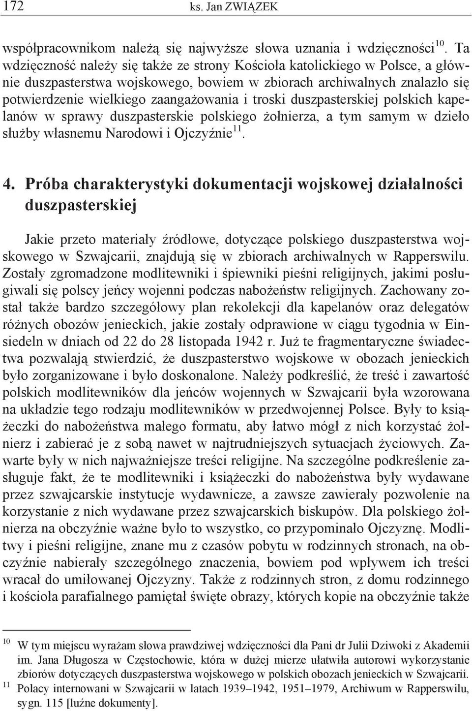 duszpasterskiej polskich kapelanów w sprawy duszpasterskie polskiego o nierza, a tym samym w dzie o s u by w asnemu Narodowi i Ojczy nie 11. 4.