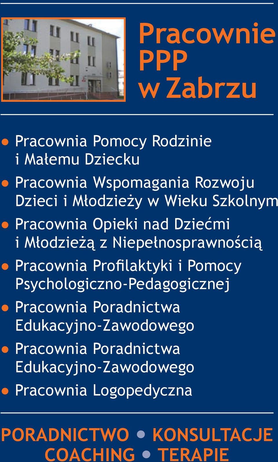 Pracownia Profilaktyki i Pomocy Psychologiczno-Pedagogicznej Pracownia Poradnictwa