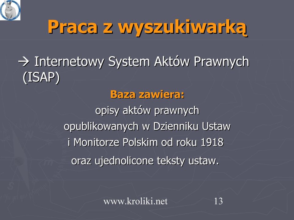 prawnych opublikowanych w Dzienniku Ustaw i