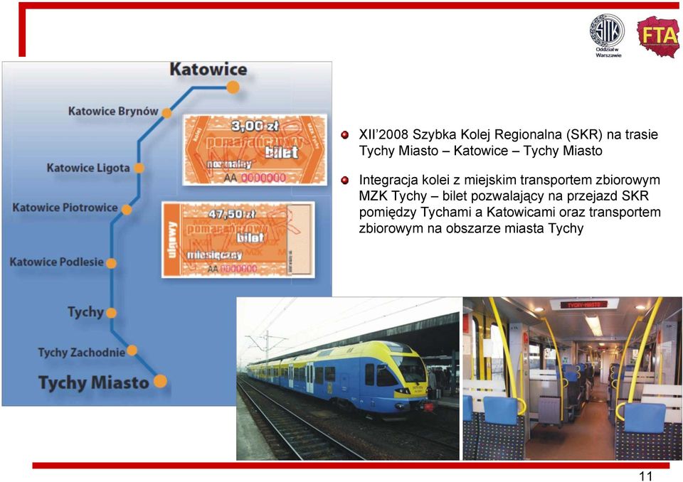 zbiorowym MZK Tychy bilet pozwalający na przejazd SKR pomiędzy