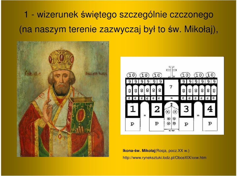 Mikołaj), Ikona-św. Mikołaj(Rosja, pocz.xx w.