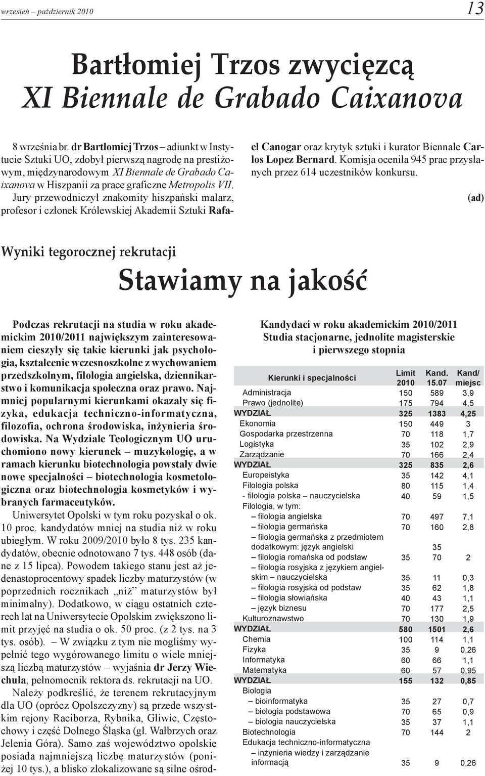 Jury przewodniczył znakomity hiszpański malarz, profesor i członek Królewskiej Akademii Sztuki Rafael Canogar oraz krytyk sztuki i kurator Biennale Carlos Lopez Bernard.