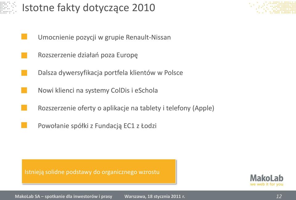 systemy ColDis i eschola Rozszerzenie oferty o aplikacje na tablety i telefony (Apple)