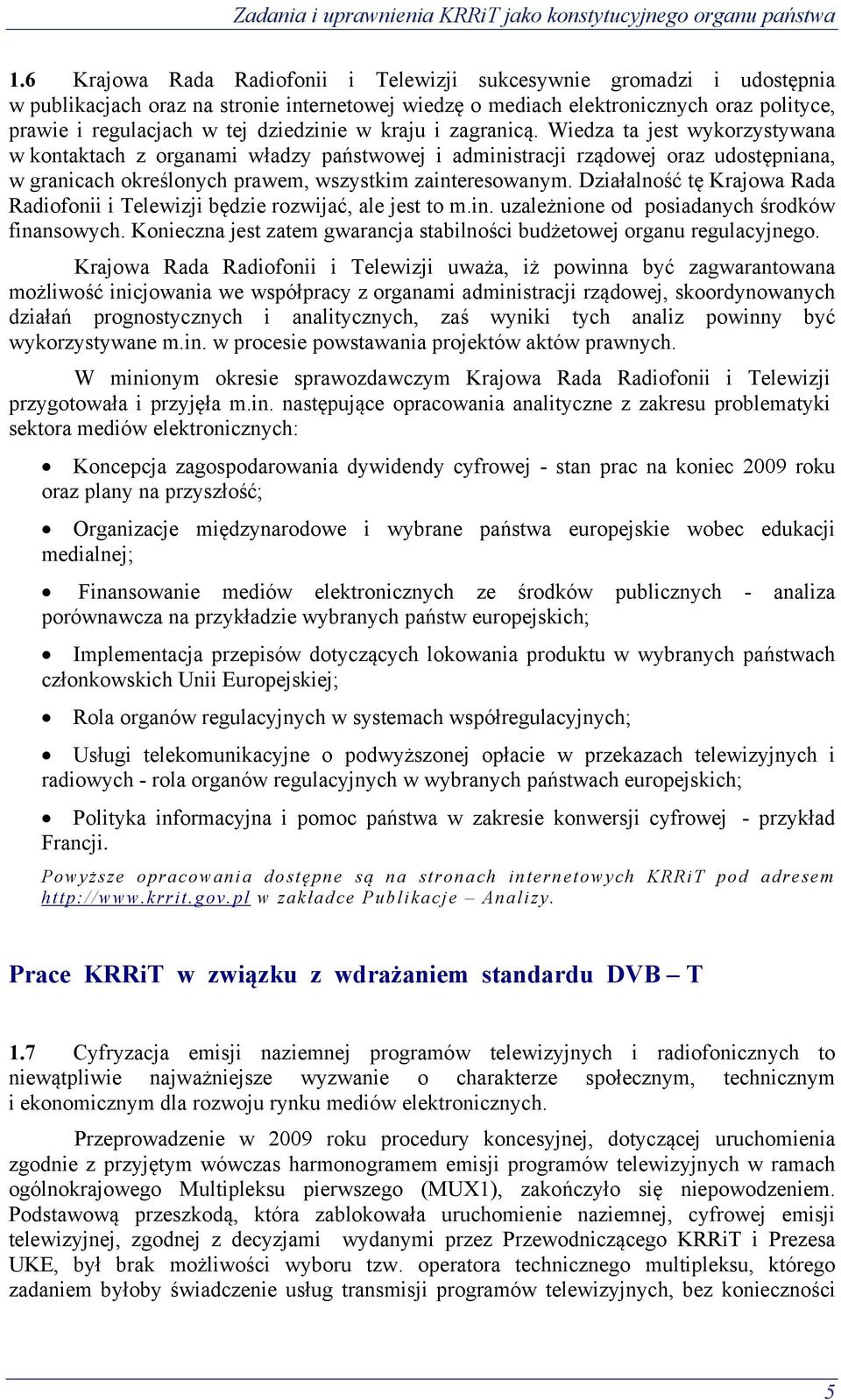 dziedzinie w kraju i zagranicą.