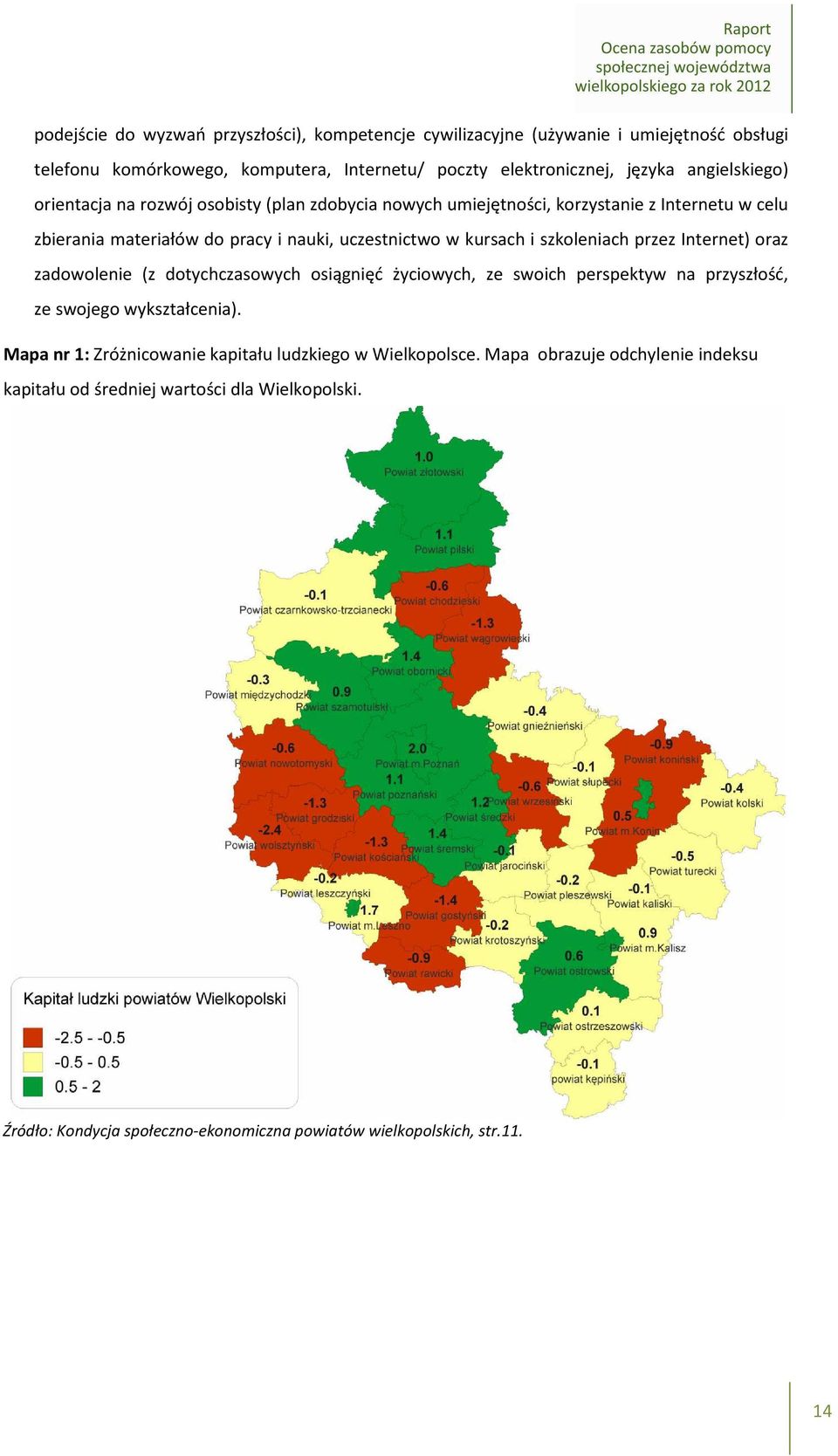 szkoleniach przez Internet) oraz zadowolenie (z dotychczasowych osiągnięć życiowych, ze swoich perspektyw na przyszłość, ze swojego wykształcenia).