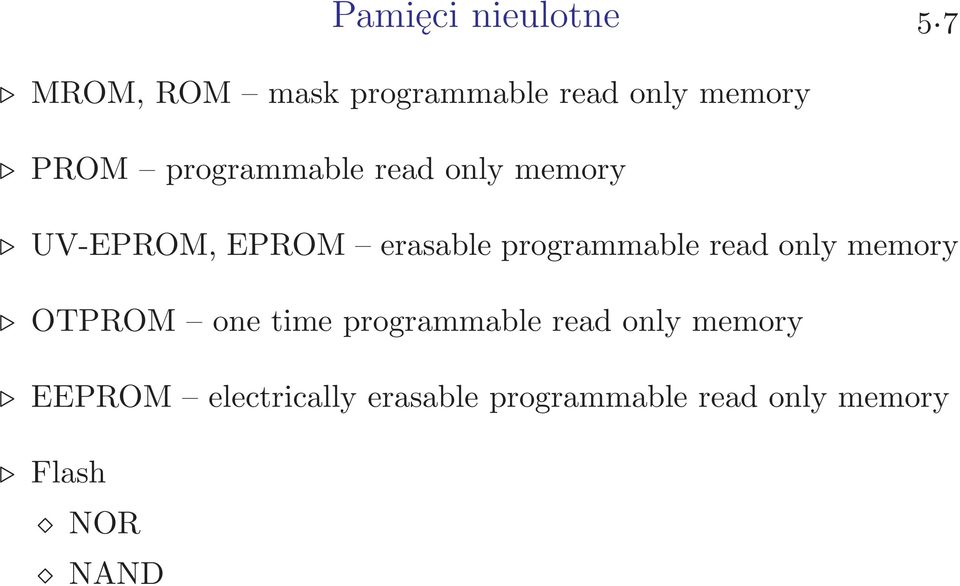 only memory UV-EPROM, EPROM erasable programmable read only memory