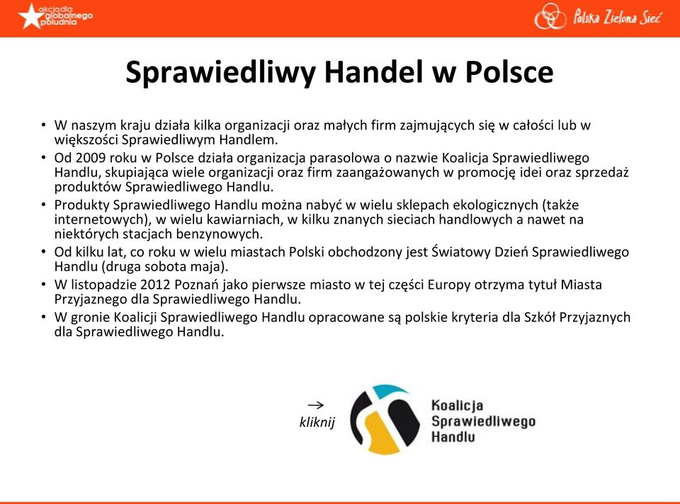 Sprawiedliwego Handlu.