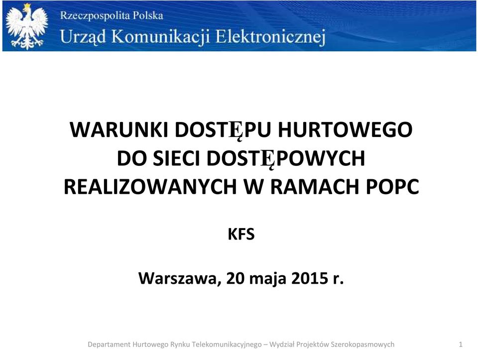 REALIZOWANYCH W RAMACH