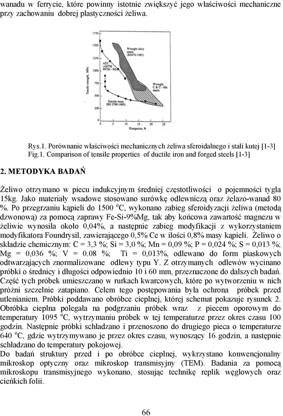 METODYKA BADAŃ Żeliwo otrzymano w piecu indukcyjnym średniej częstotliwości o pojemności tygla 15kg. Jako materiały wsadowe stosowano surówkę odlewniczą oraz żelazo-wanad 80 %.