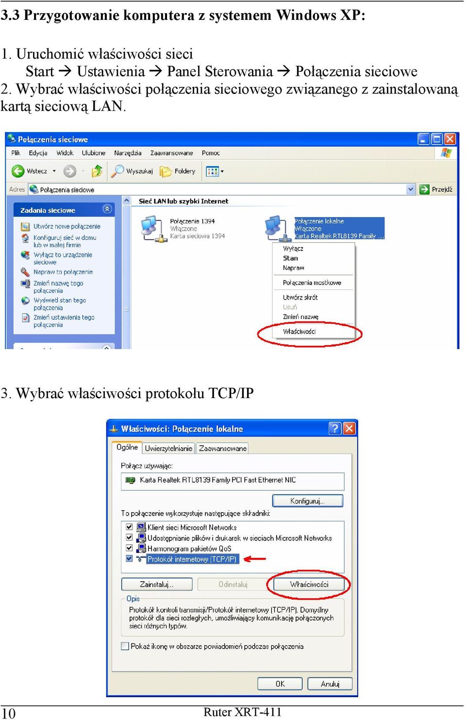 Połączenia sieciowe 2.