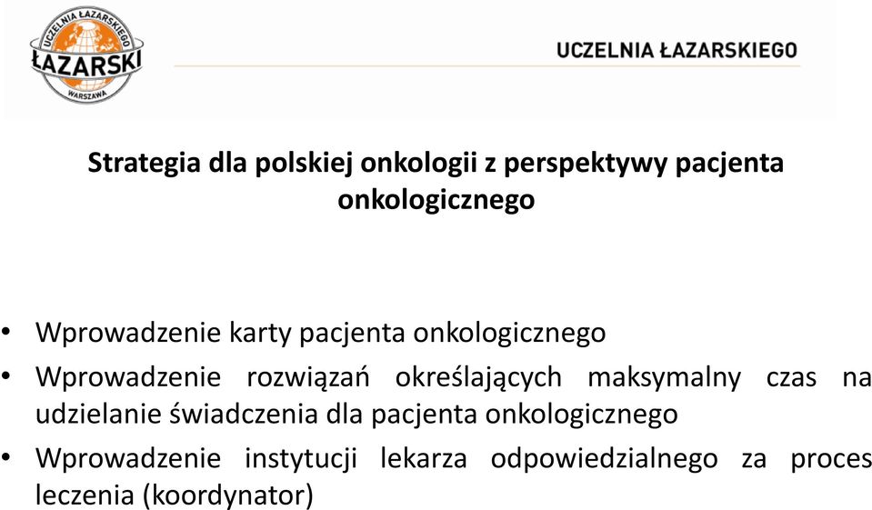 określających maksymalny czas na udzielanie świadczenia dla pacjenta