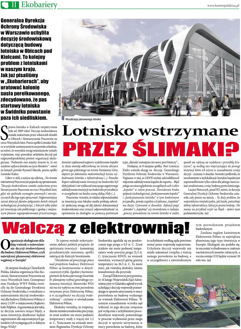 eu Wizualizacja planowanego lotniska Sprawa lotniska w Kielcach rozpatrywana była od 2009 roku!