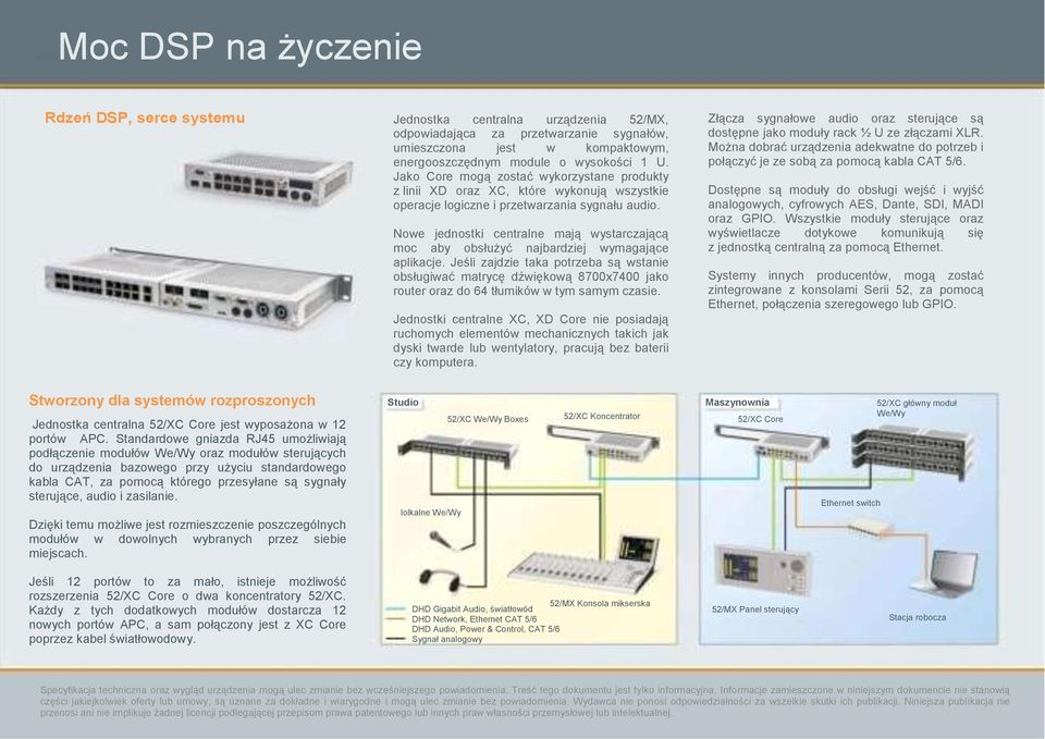 Nowe jednostki centralne mają wystarczającą moc aby obsłużyć najbardziej wymagające aplikacje.