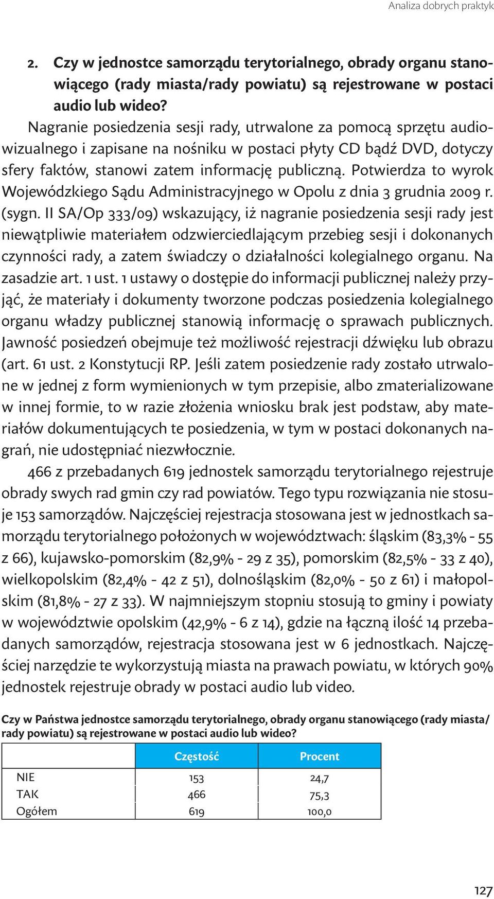 Potwierdza to wyrok Wojewódzkiego Sądu Administracyjnego w Opolu z dnia 3 grudnia 2009 r. (sygn.