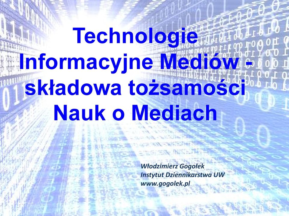 Mediach Włodzimierz Gogołek