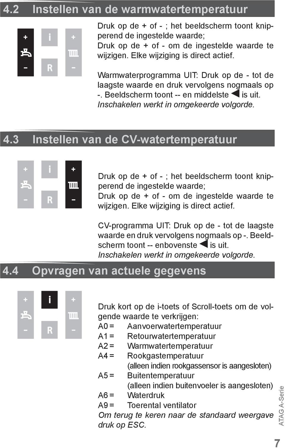 Inschakelen werkt in omgekeerde volgorde. 4.