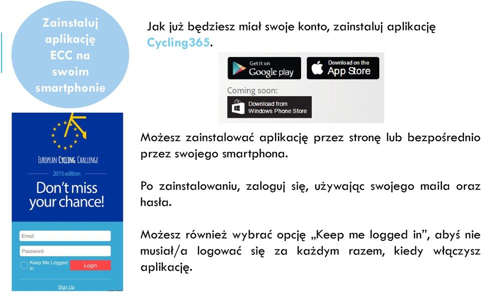 Możesz zainstalować aplikację przez stronę lub bezpośrednio przez swojego smartphona.