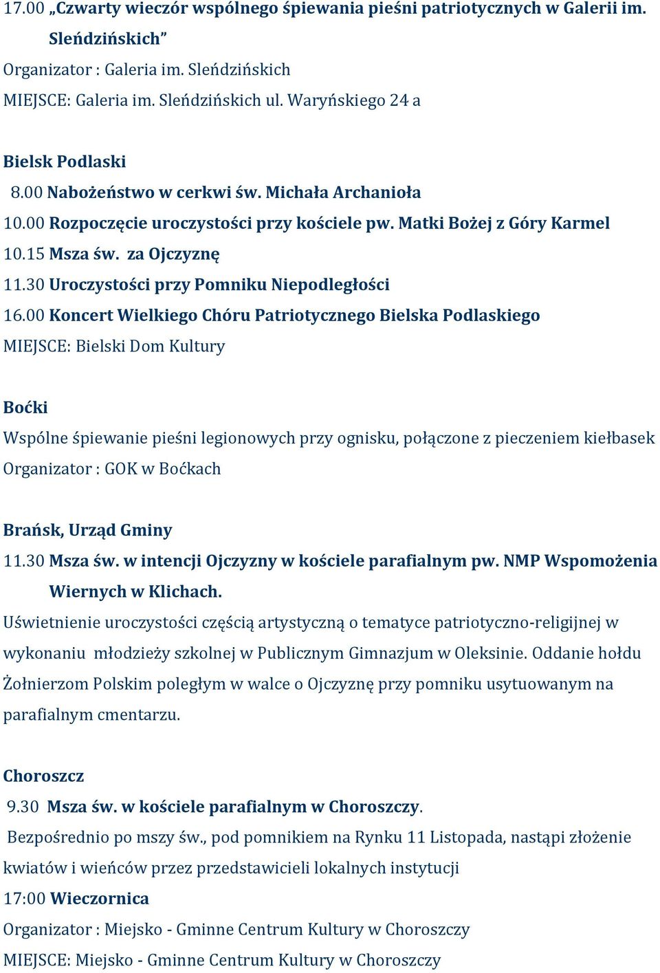 30 Uroczystości przy Pomniku Niepodległości 16.