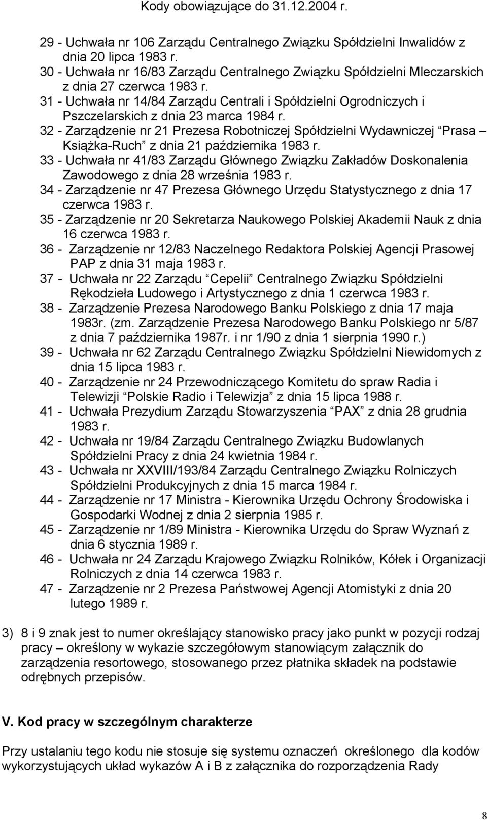 32 - Zarządzenie nr 21 Prezesa Robotniczej Spółdzielni Wydawniczej Prasa Książka-Ruch z dnia 21 października 1983 r.