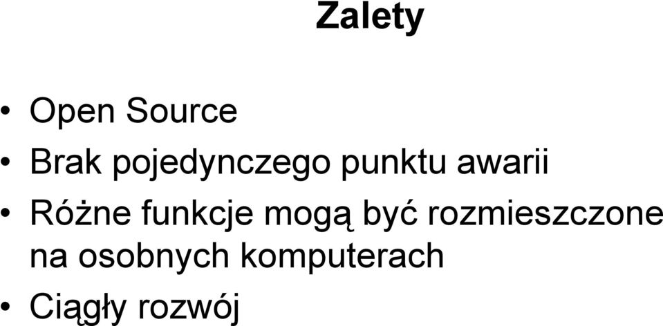 Różne funkcje mogą być