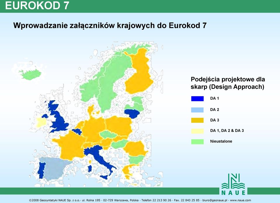 projektowe dla skarp (Design Approach)