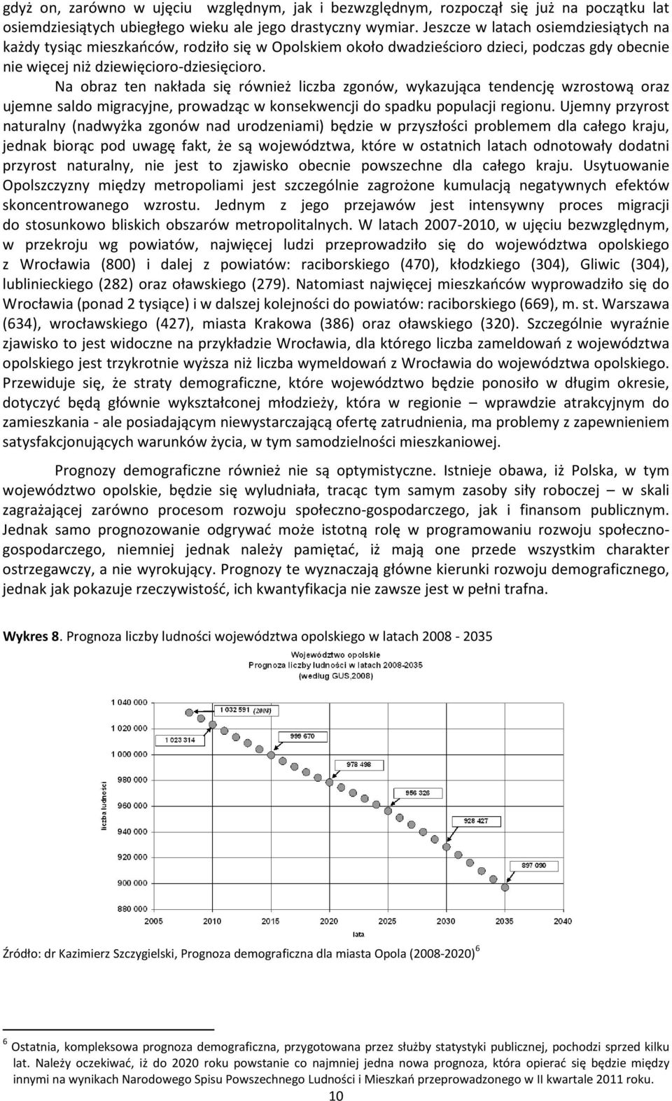 Na obraz ten nakłada się również liczba zgonów, wykazująca tendencję wzrostową oraz ujemne saldo migracyjne, prowadząc w konsekwencji do spadku populacji regionu.