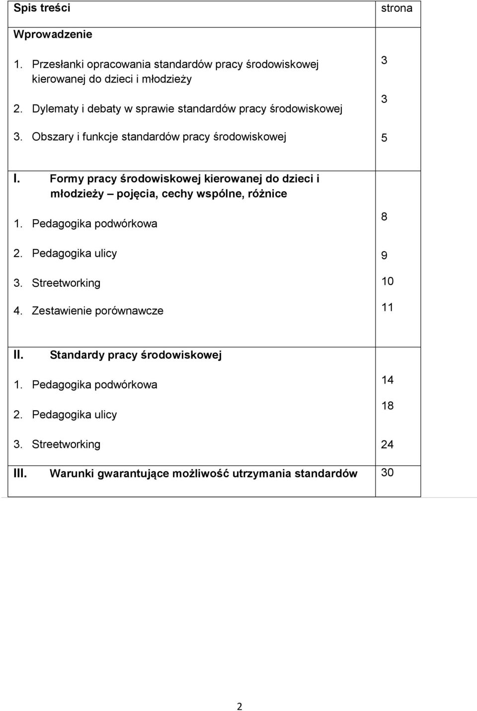 Formy pracy środowiskowej kierowanej do dzieci i młodzieży pojęcia, cechy wspólne, różnice 1. Pedagogika podwórkowa 2. Pedagogika ulicy 3.