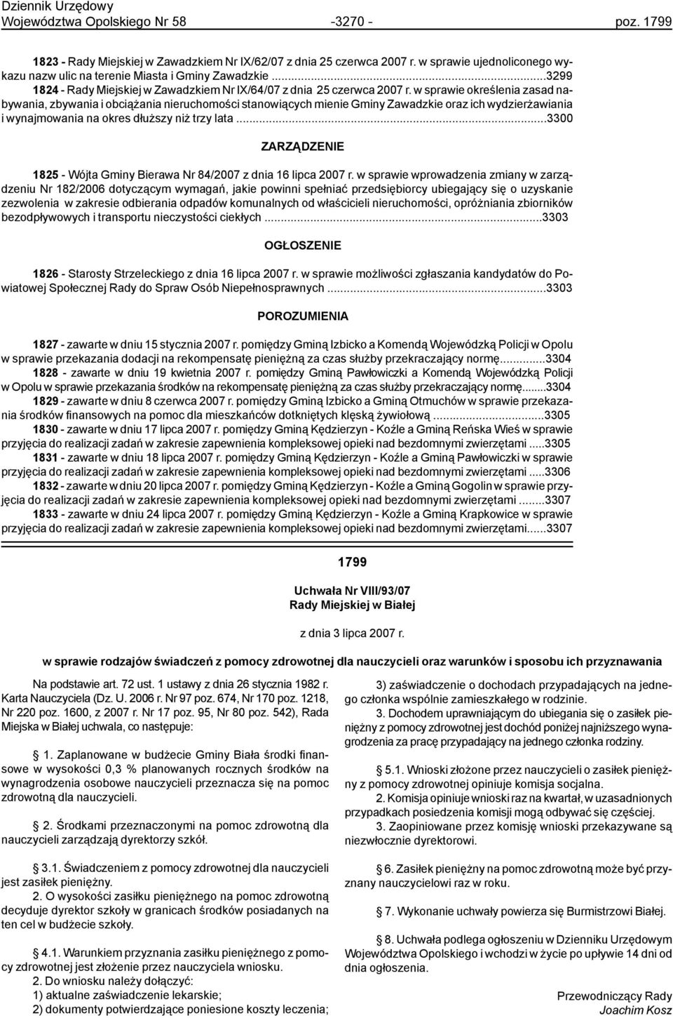 w sprawie określenia zasad nabywania, zbywania i obciążania nieruchomości stanowiących mienie Gminy Zawadzkie oraz ich wydzierżawiania i wynajmowania na okres dłuższy niż trzy lata.