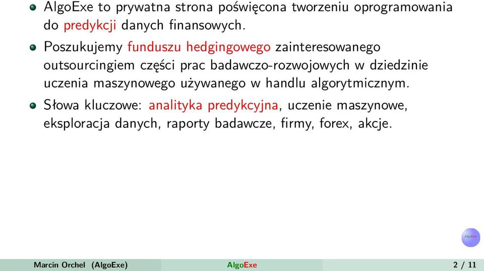 dziedzinie uczenia maszynowego używanego w handlu algorytmicznym.