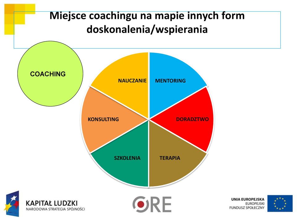 doskonalenia/wspierania COACHING