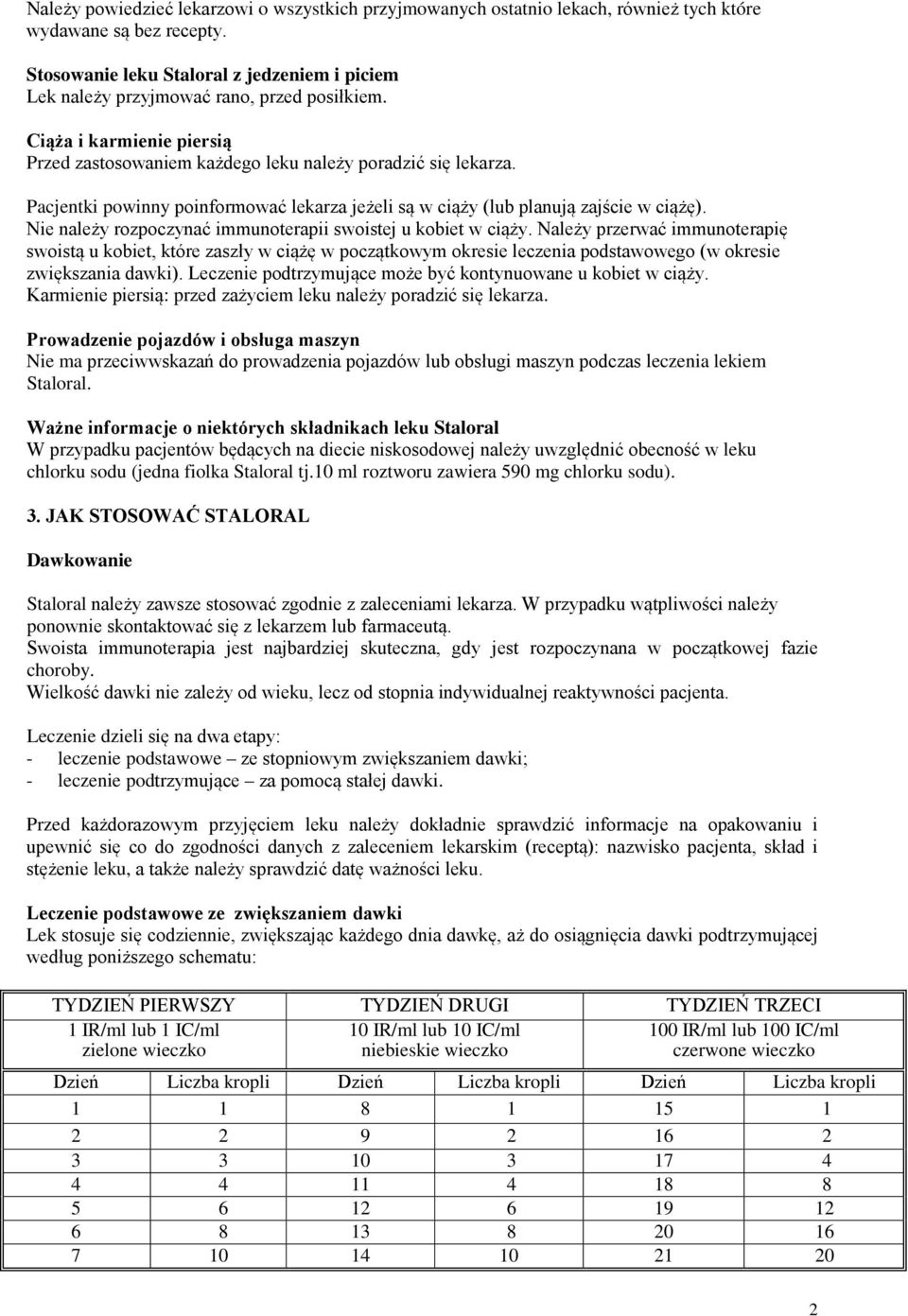 Pacjentki powinny poinformować lekarza jeżeli są w ciąży (lub planują zajście w ciążę). Nie należy rozpoczynać immunoterapii swoistej u kobiet w ciąży.