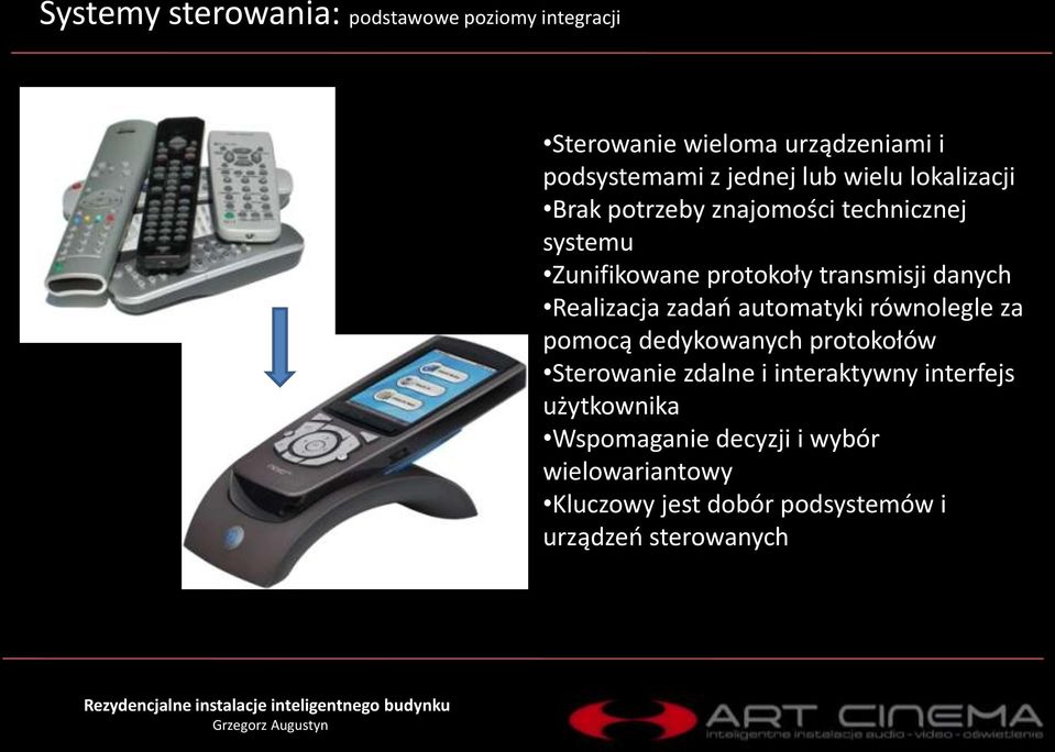 Realizacja zadao automatyki równolegle za pomocą dedykowanych protokołów Sterowanie zdalne i interaktywny