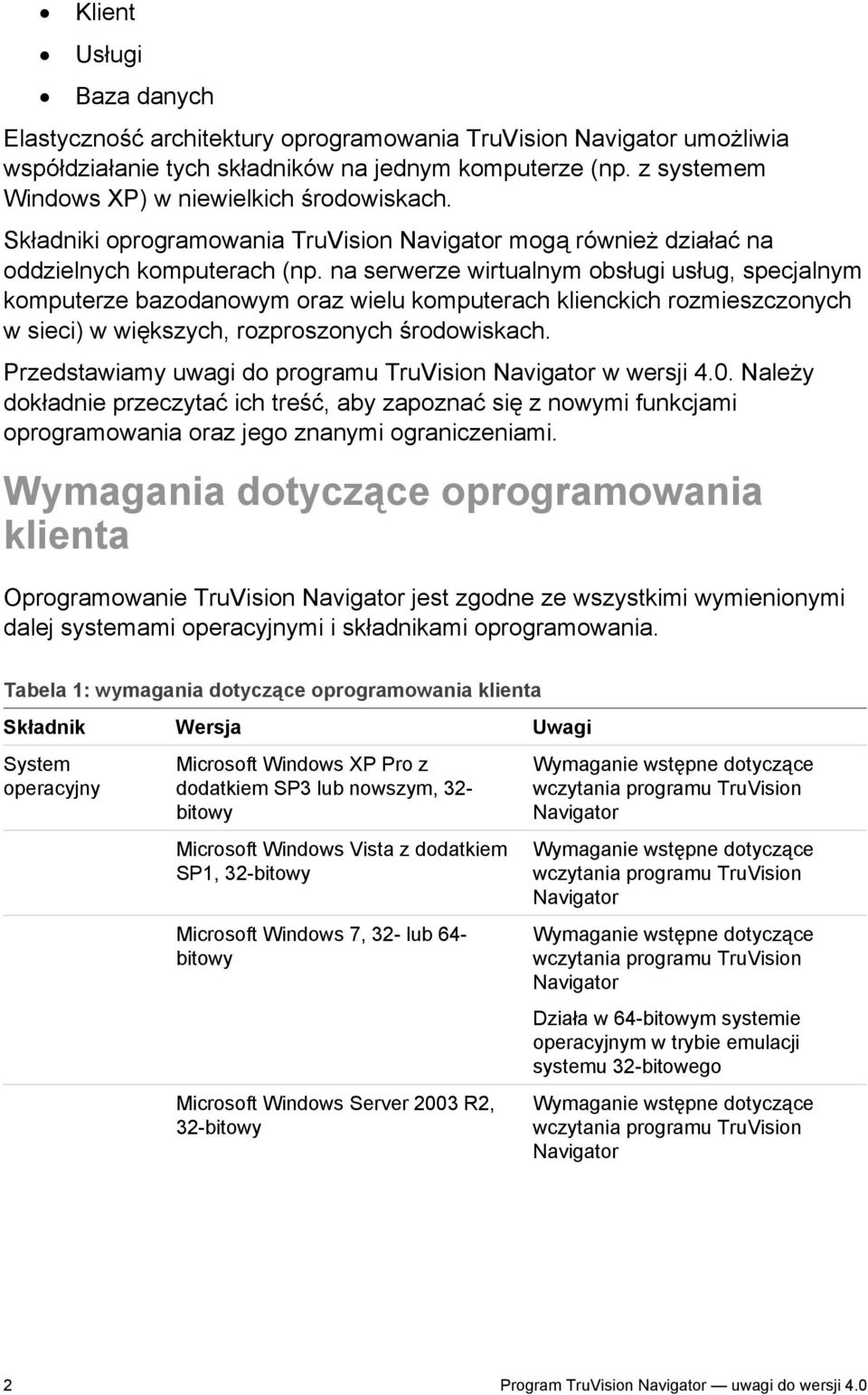 na serwerze wirtualnym obsługi usług, specjalnym komputerze bazodanowym oraz wielu komputerach klienckich rozmieszczonych w sieci) w większych, rozproszonych środowiskach.