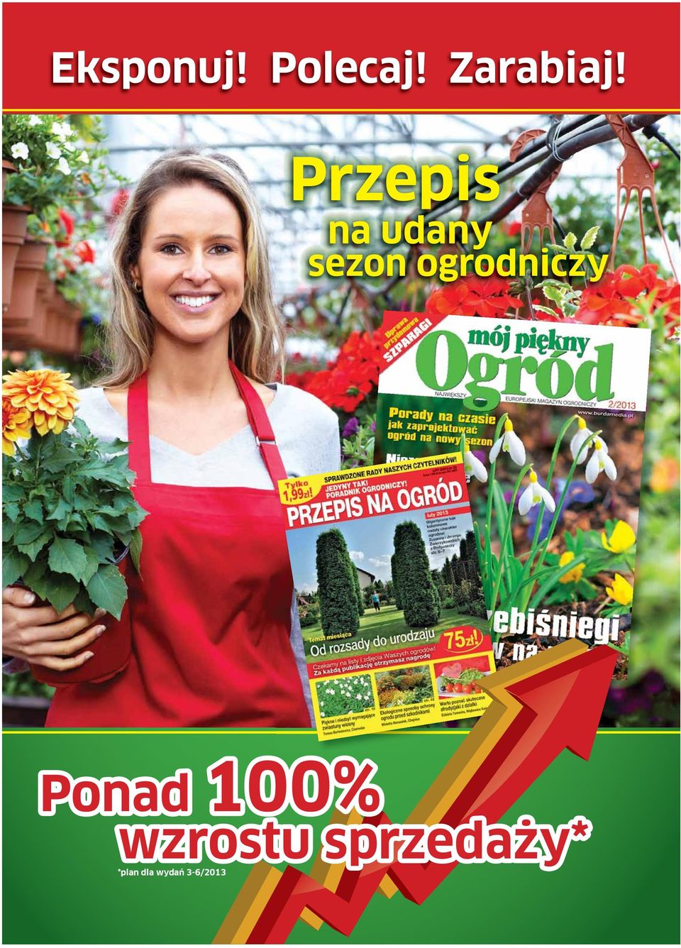 ogrodniczy Ponad 100% wzrostu