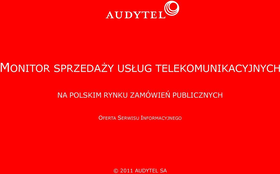 RYNKU ZAMÓWIEŃ PUBLICZNYCH