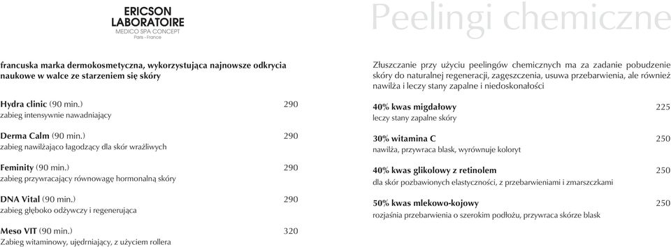 ) 290 zabieg przywracający równowagę hormonalną skóry DNA Vital (90 min.