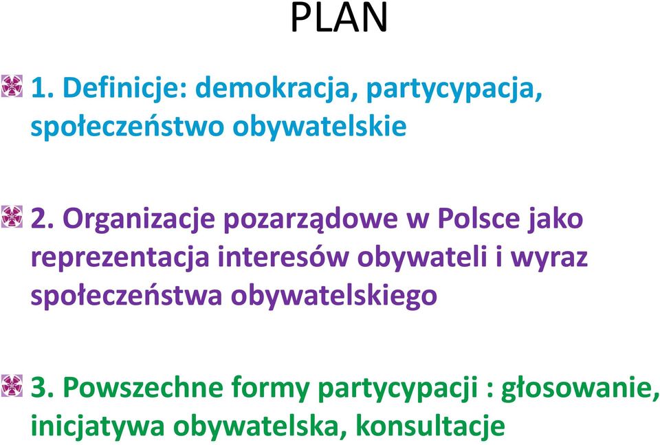Organizacje pozarządowe w Polsce jako reprezentacja interesów