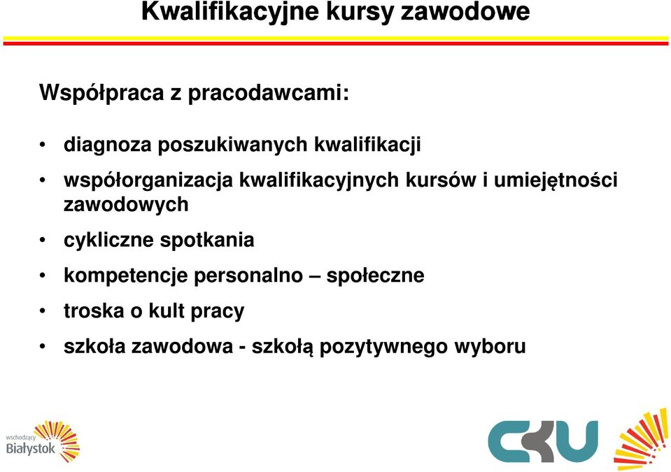 umiejętności zawodowych cykliczne spotkania kompetencje