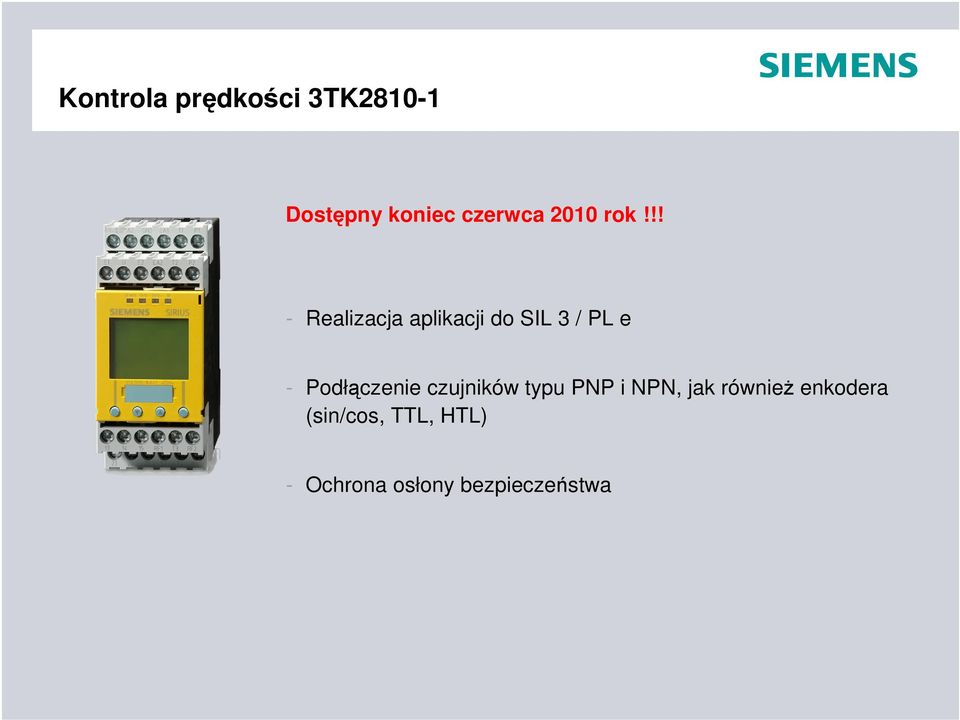 !! - Realizacja aplikacji do SIL 3 / PL e -