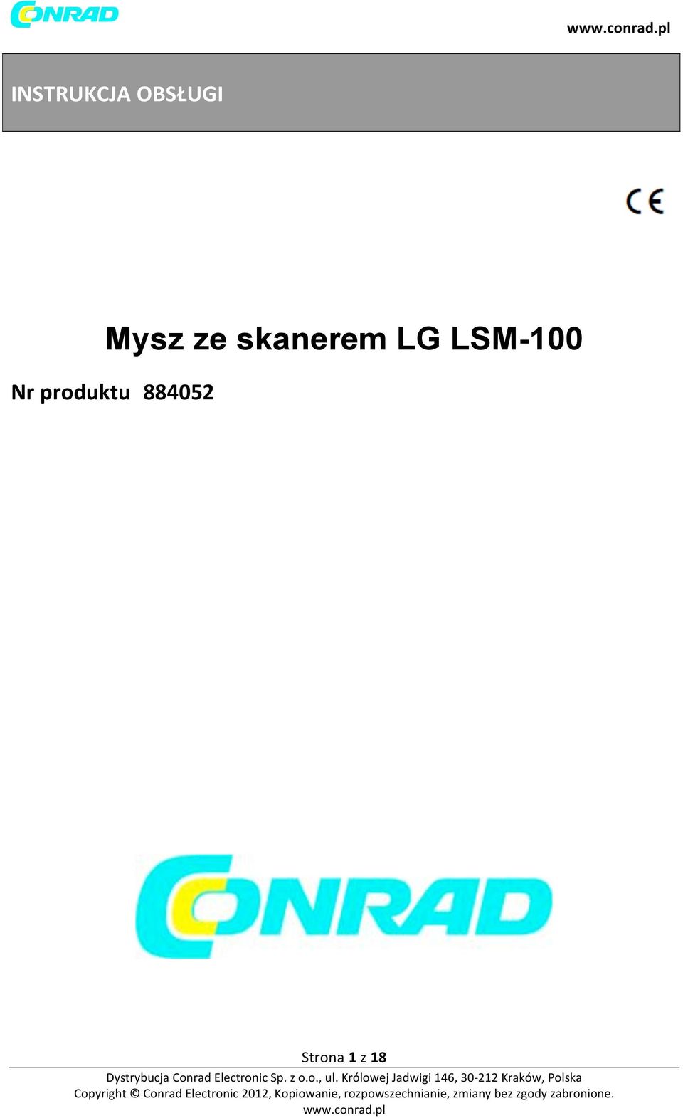 LSM-100 Nr produktu