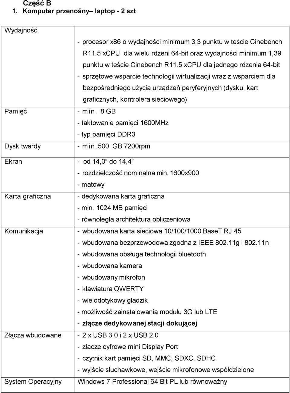 5 xcpu dla jednego rdzenia 64-bit - sprzętowe wsparcie technologii wirtualizacji wraz z wsparciem dla bezpośredniego użycia urządzeń peryferyjnych (dysku, kart graficznych, kontrolera sieciowego) -