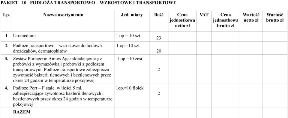 Zestaw Portagerm Amies Agar składający się z probówki z wymazówką i probówki z podłożem transportowym.