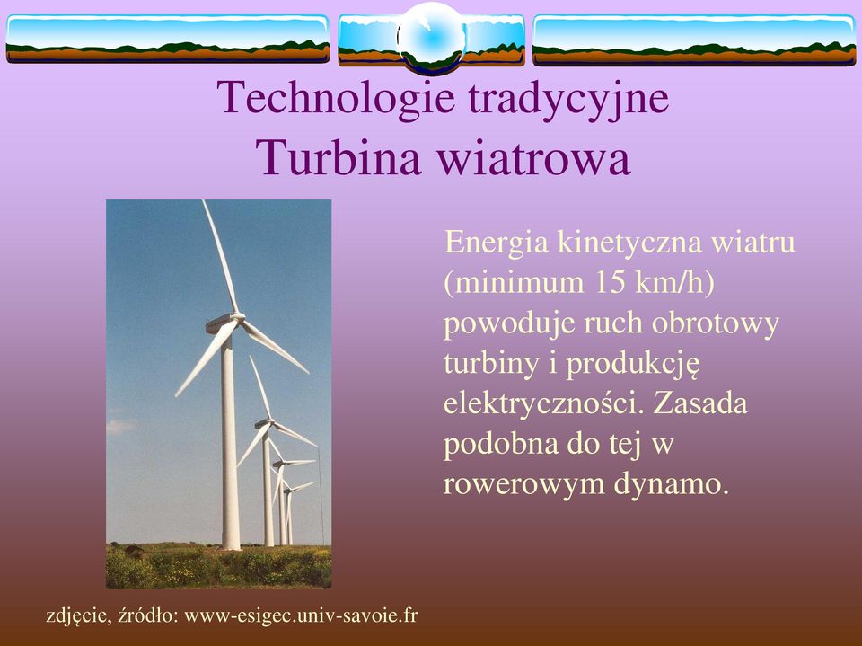 obrotowy turbiny i produkcję elektryczności.