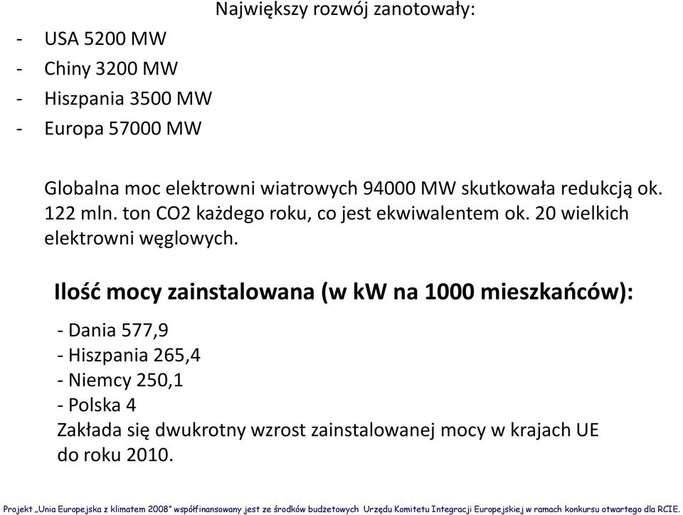 20 wielkich elektrowni węglowych.